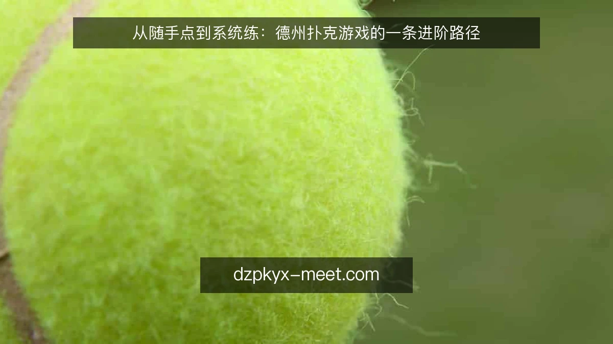 从随手点到系统练：德州扑克游戏的一条进阶路径